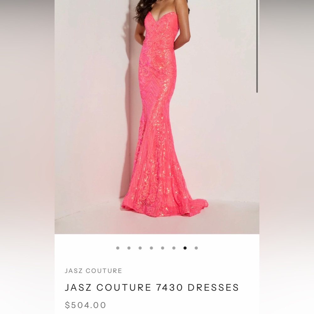 Jasz Couture Backless Pink Dress